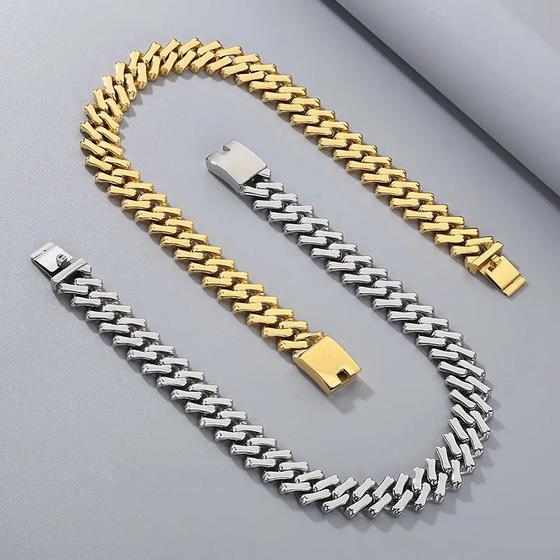 NEWLiFE BiG-BOSS 20mm Necklace in 18K Gold for Men & Women | Designer Hip-Hop Jewellery