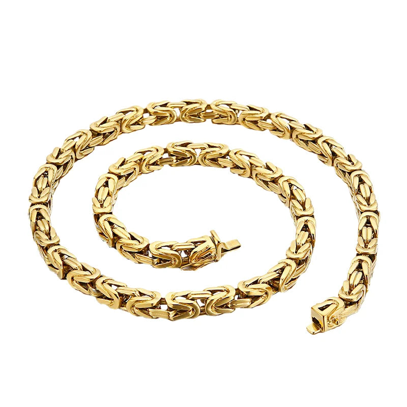 Men's Hip-hop Style Titanium Steel Double Row Chain Bracelet with Magnetic New Arrival Fashion Charm Bracelets