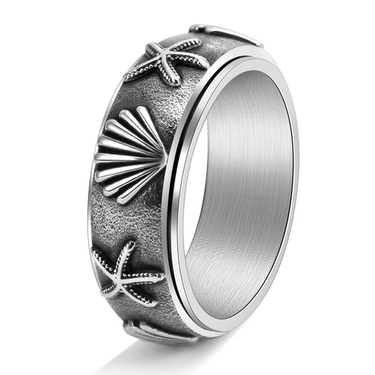 NEWLiFE REBEL Signal Peak Stainless Steel Ring