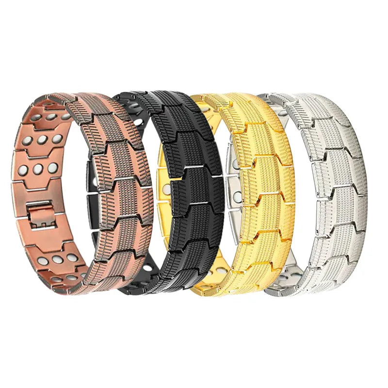 NewLife - Magnetic Vintage Zinc Alloy Three-Row Bracelet