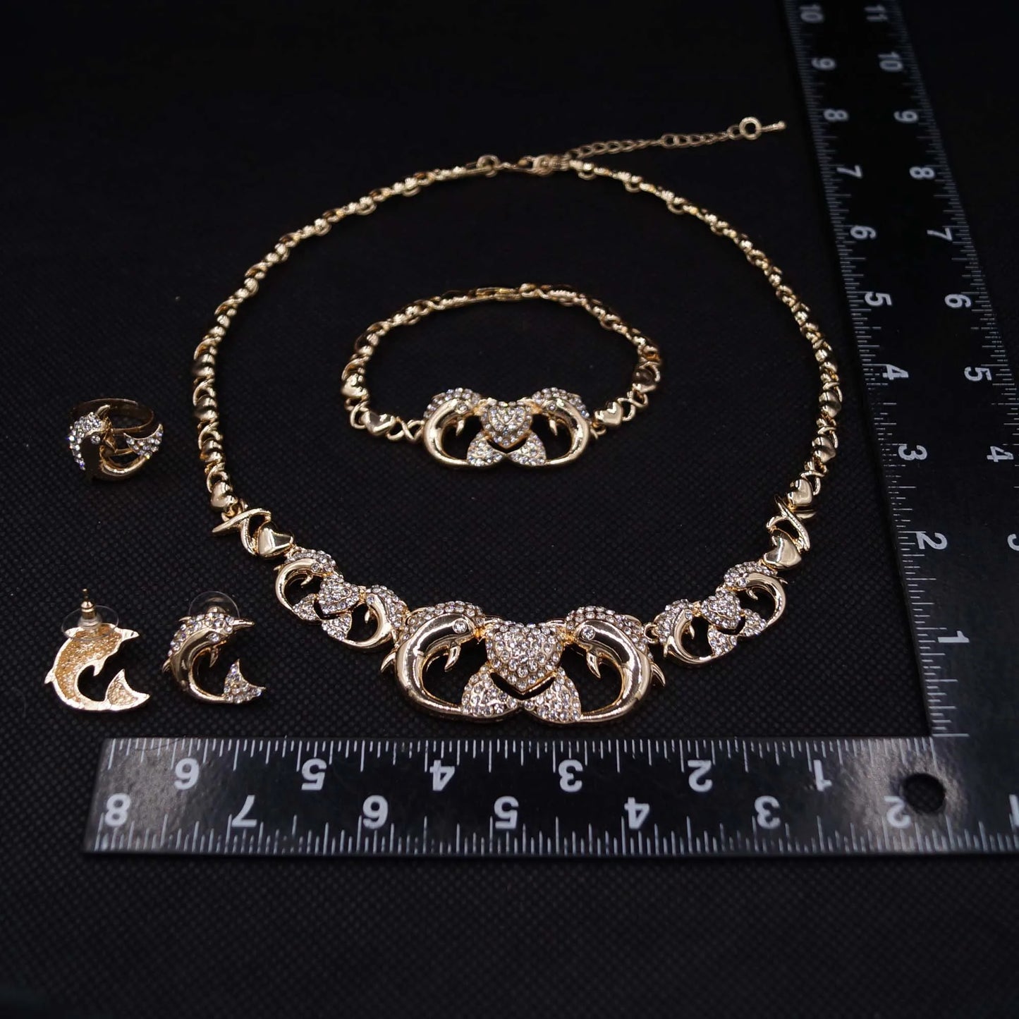 Zhuerrui African Exquisite Gold Luxury Jewelry Sets Silver Beads Necklace Jewelry Set Factory Women's Christmas Gifts X0196