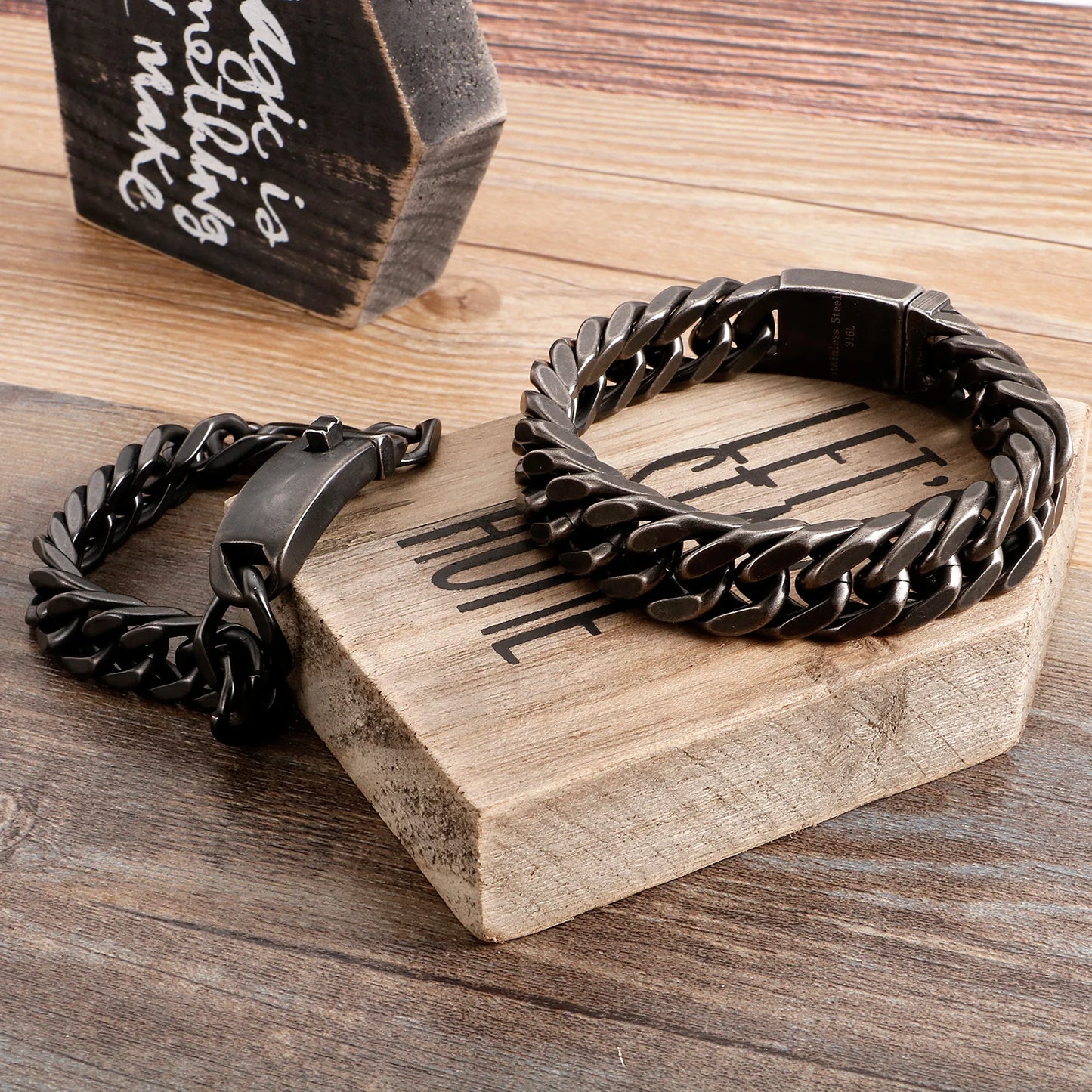 KALEN Stainless Steel Charm Trendy Boys Bracelet