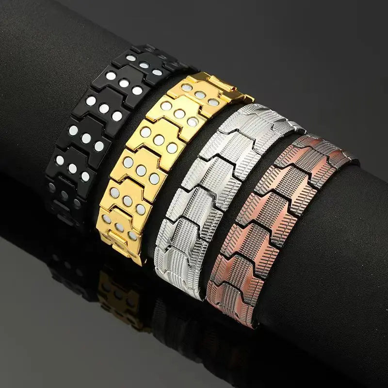 NewLife - Magnetic Vintage Zinc Alloy Three-Row Bracelet