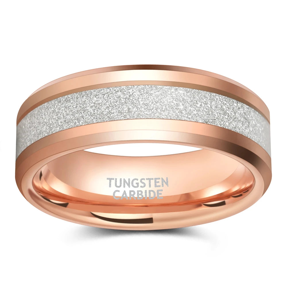 NEWLiFE REBEL Studio Arc 8mm Tungsten Ring