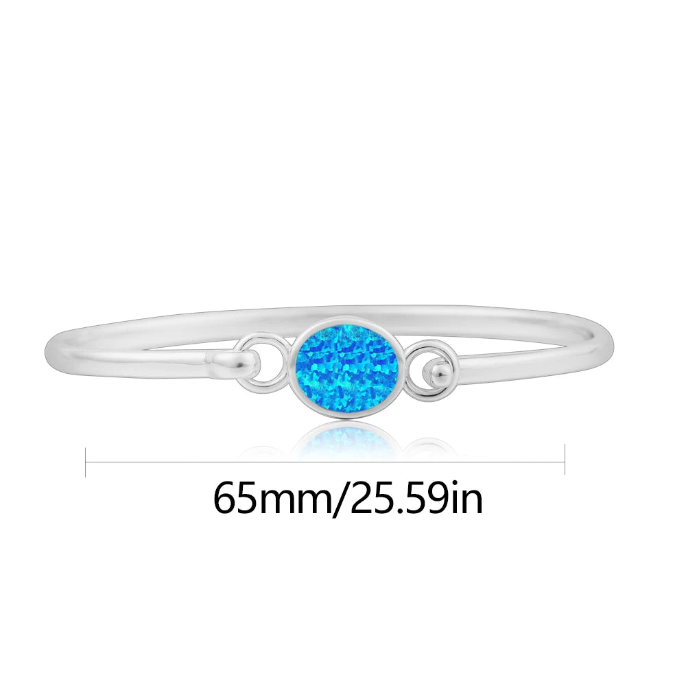 Adjustable Cat's Eye Stone Bracelet Hawaiian Infused Wave Detail & Boho Vibe Women's Wholesale Fashion Jewelry