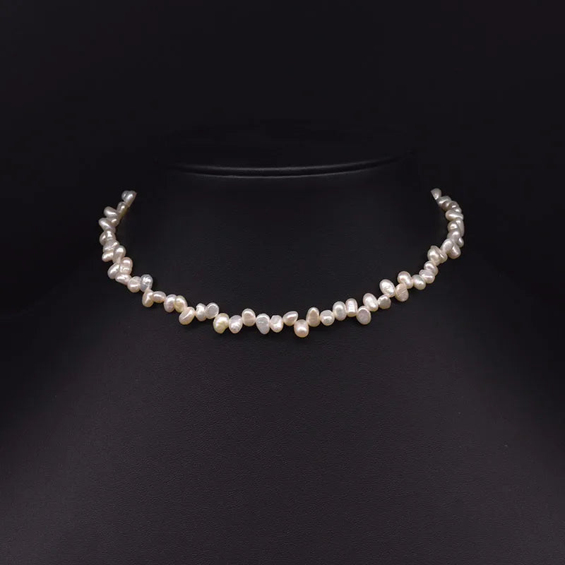 Natural Freshwater Irregular Shape Pearl Necklace Romantic Sentiment Gifts Necklaces for Women 2020 Jewelry