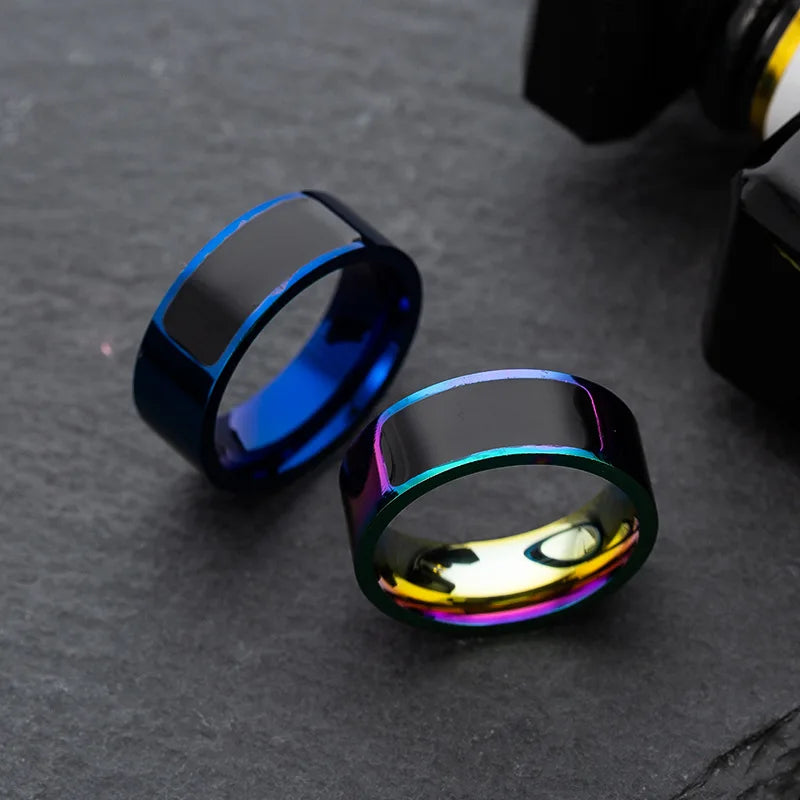 Tungsten NFC Smart Ring Unisex Original Design Ntag213 Chip Wearable Access Control Campus Card Payment File Sharing Jewelry