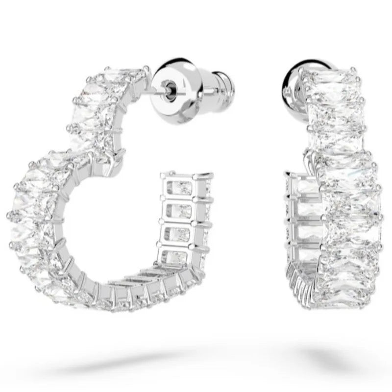 XOTICA Austrian Matrix Tennis Series High-Quality Round Crystal Jewelry Set, Jewelry