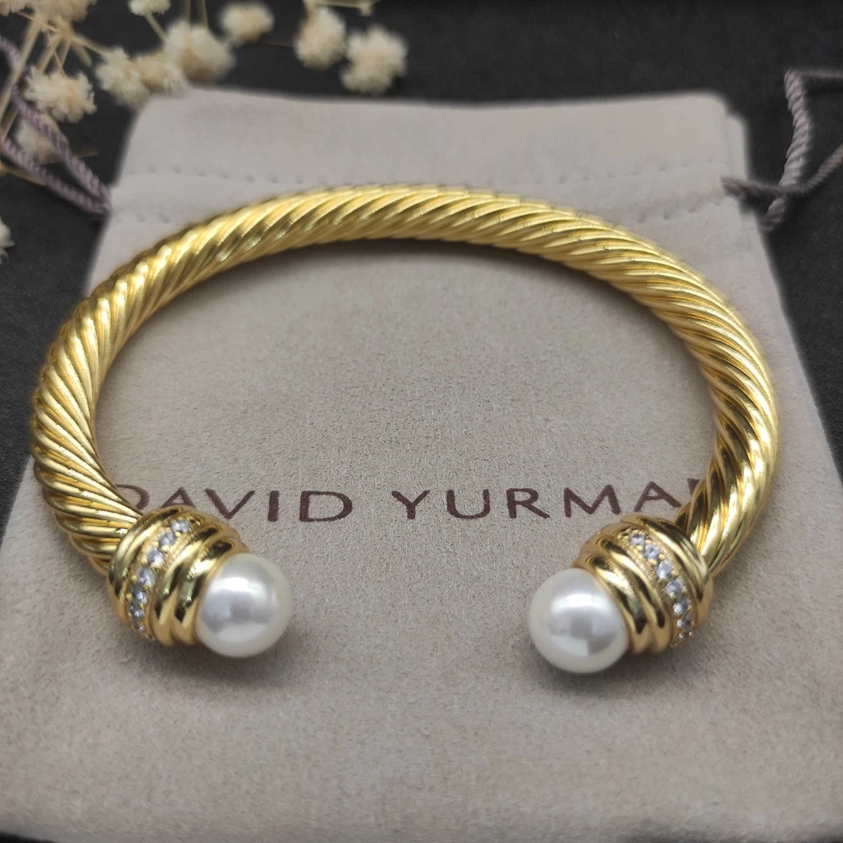 FASHIONISTA DY High-Quality 7mm Gold-Plated Diamond-Set Fashion Bracelet, Unisex Silver-Plated Diamond-Set Bracelet, Jewelry