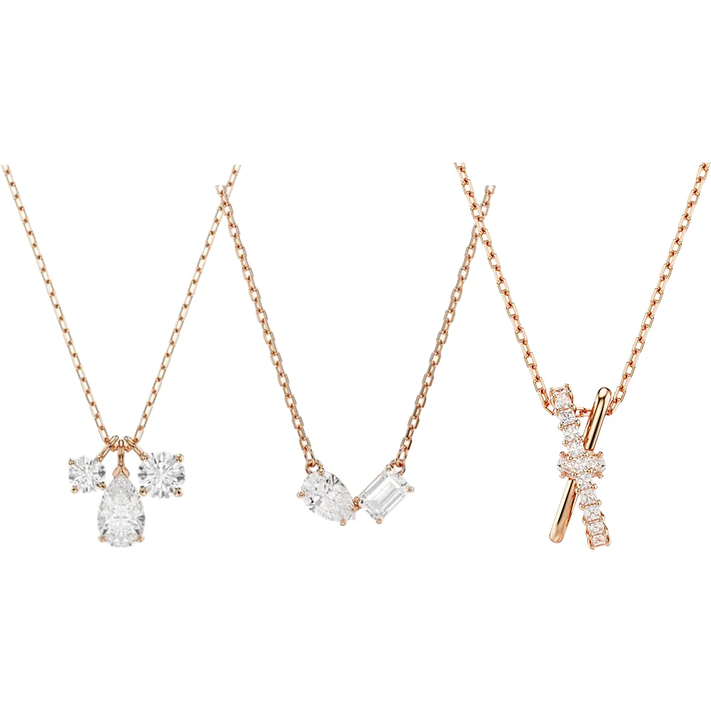 S&S Timeless Luxury Jewelry Necklace with Remarkable Texture and Brilliant Glow, Enhances Your Grace at All Formal Events.