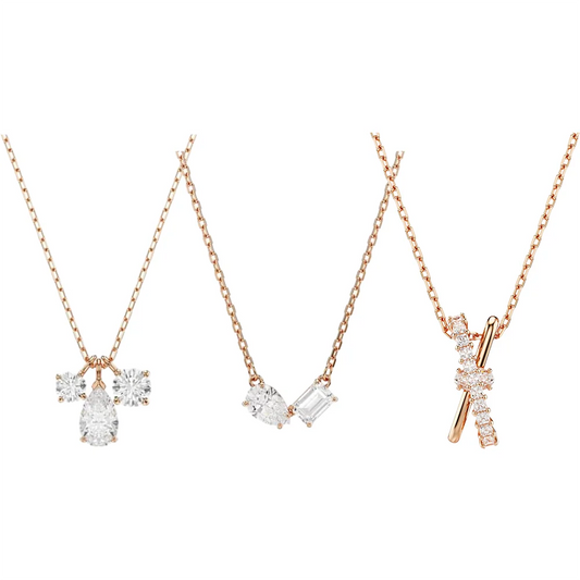 S&S Timeless Luxury Jewelry Necklace with Remarkable Texture and Brilliant Glow, Enhances Your Grace at All Formal Events.