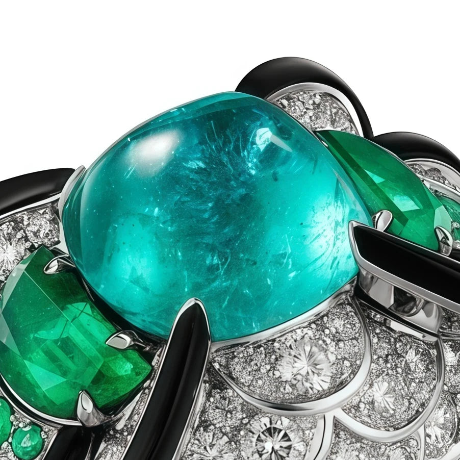 MUSHAN Jewelry Factory 925 Sterling Silver Ring High Carbon Diamond Lab Grown Paraiba Black Enamel Women Wedding Bands Rings