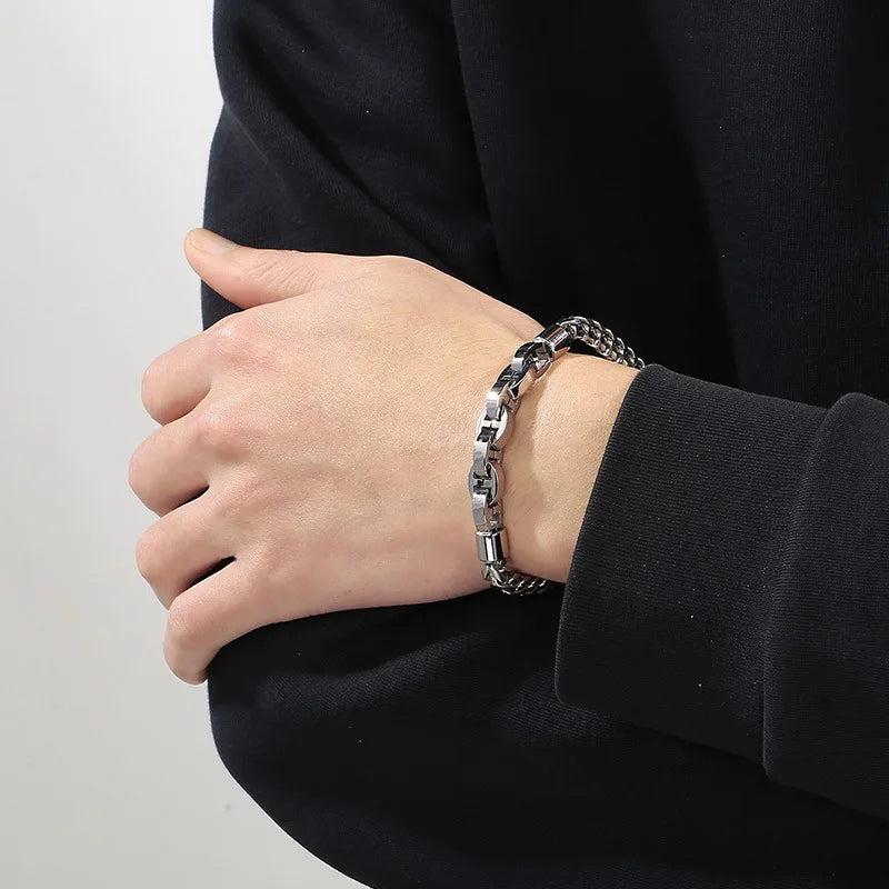 NEWLiFE REBEL Promenade Turn Jewellery Set in Stainless Steel