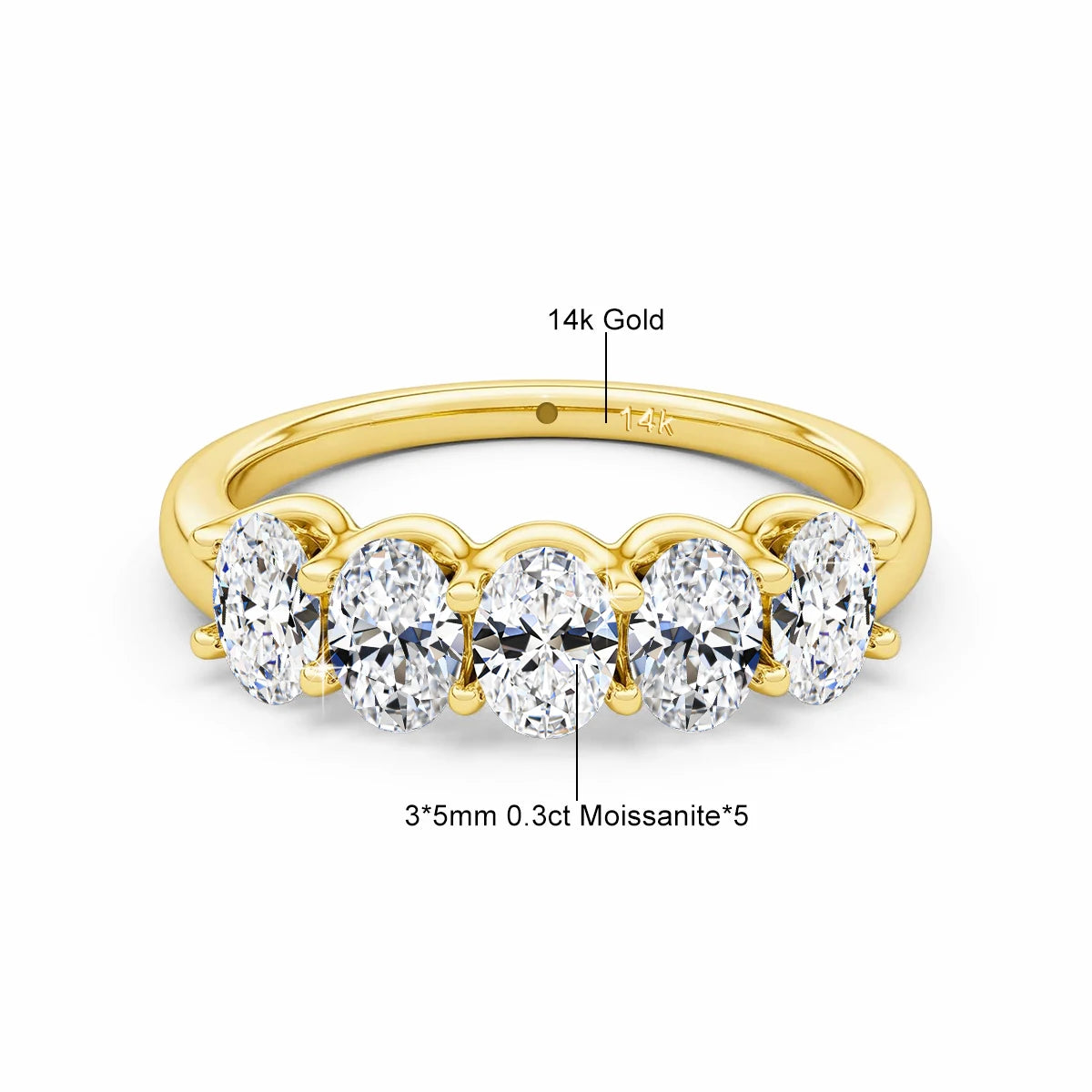 Gioiellieri -GRA Certified Jewelry Supplier for Men/Women,Oval Moissanite Engagement Rings Gold Eternity Bands Perfect Wedding Gifts OEM&ODM