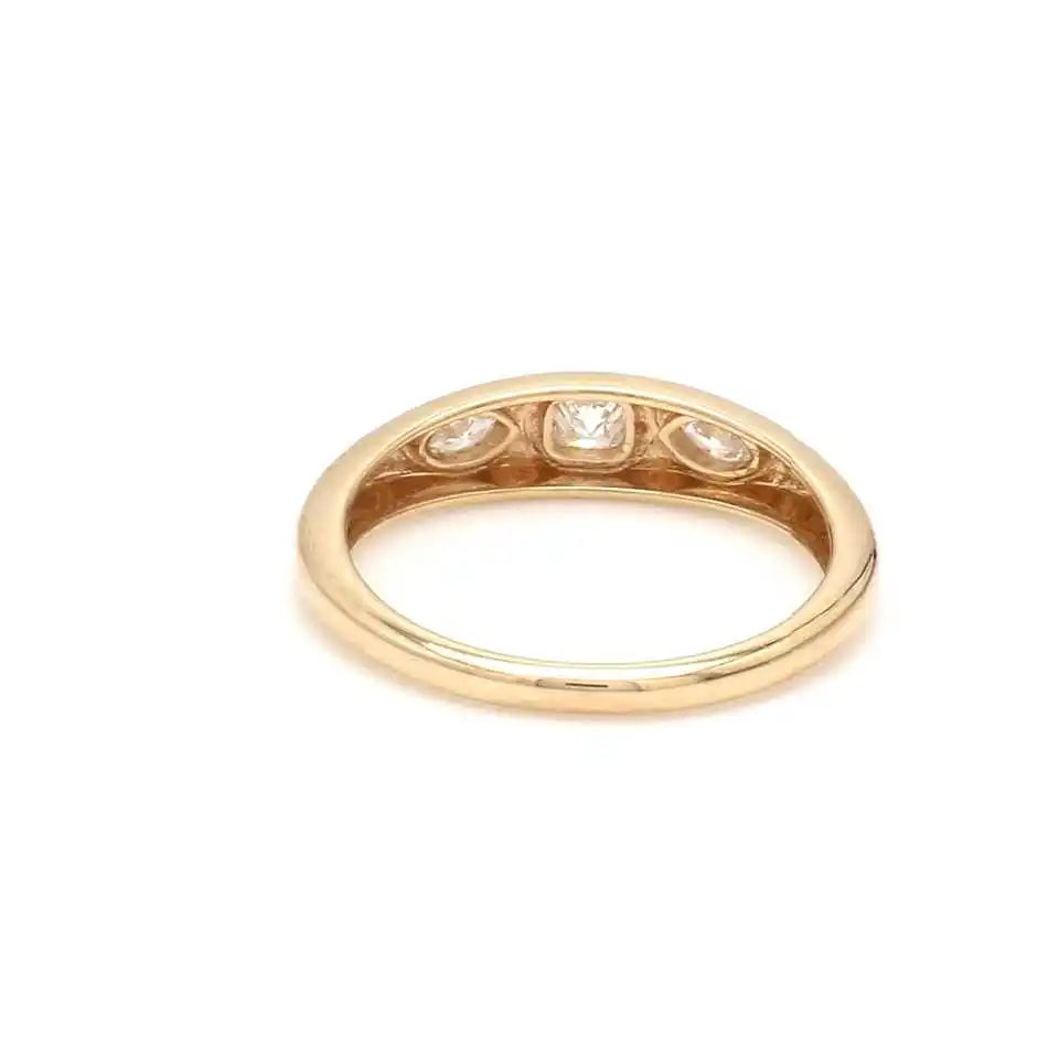 Fine Jewelry Luxury Diamond Rings 14k Gold Rhodium Plated Karat Certified Chunky Design Women's Bridal Accessories High End