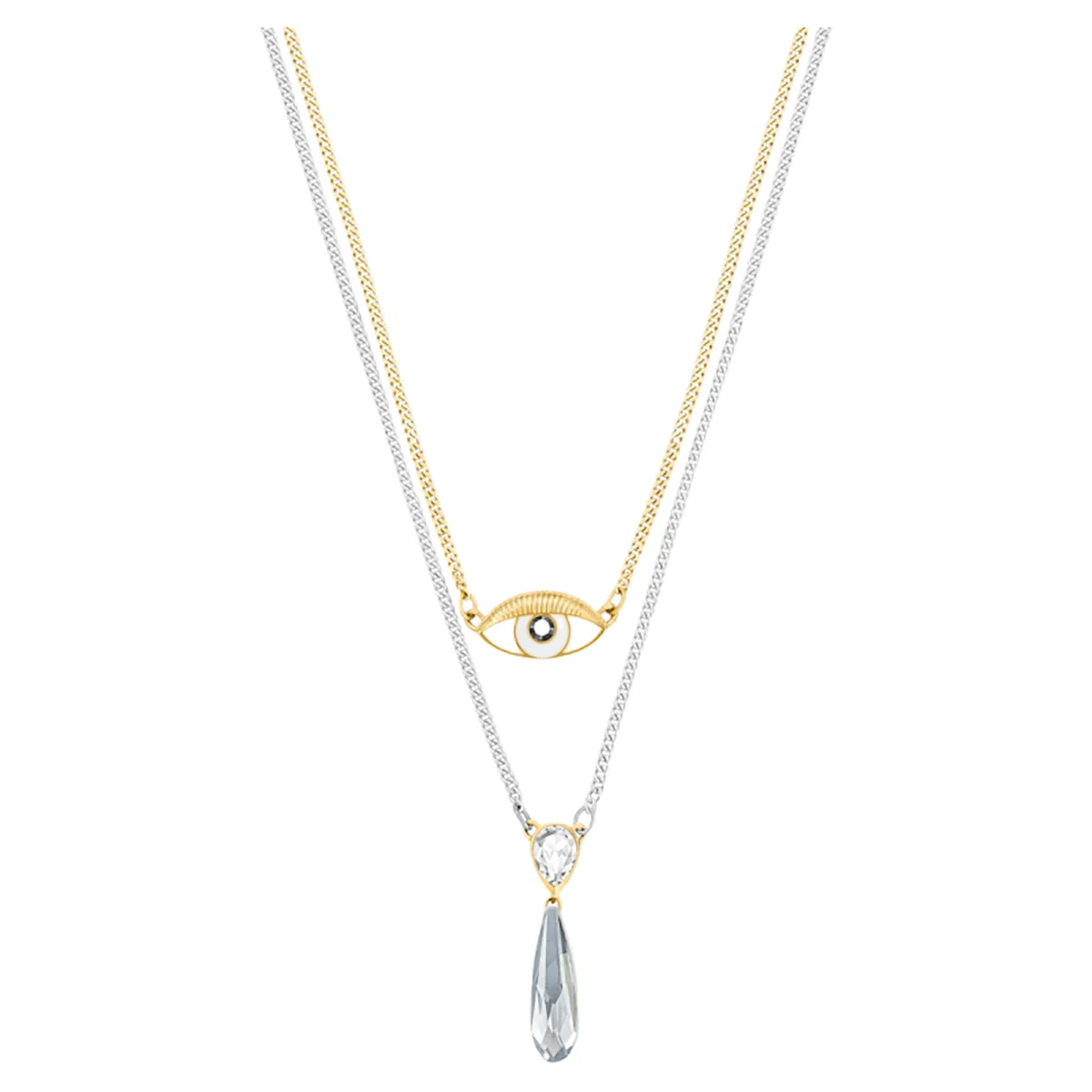 S&S Timeless Luxury Jewelry Necklace with Remarkable Texture and Brilliant Glow, Enhances Your Grace at All Formal Events.