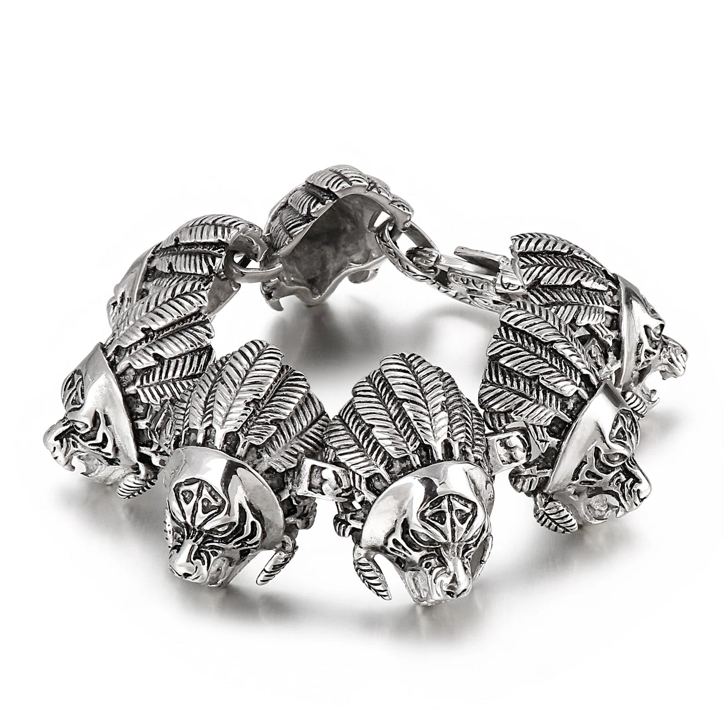 KALEN Superman Punk Link Bracelet Personal Man Charm Bracelet Friendship Jewelry