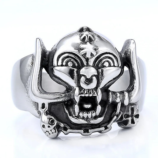 NEWLiFE VIKING Traverse Wave Stainless Steel Ring