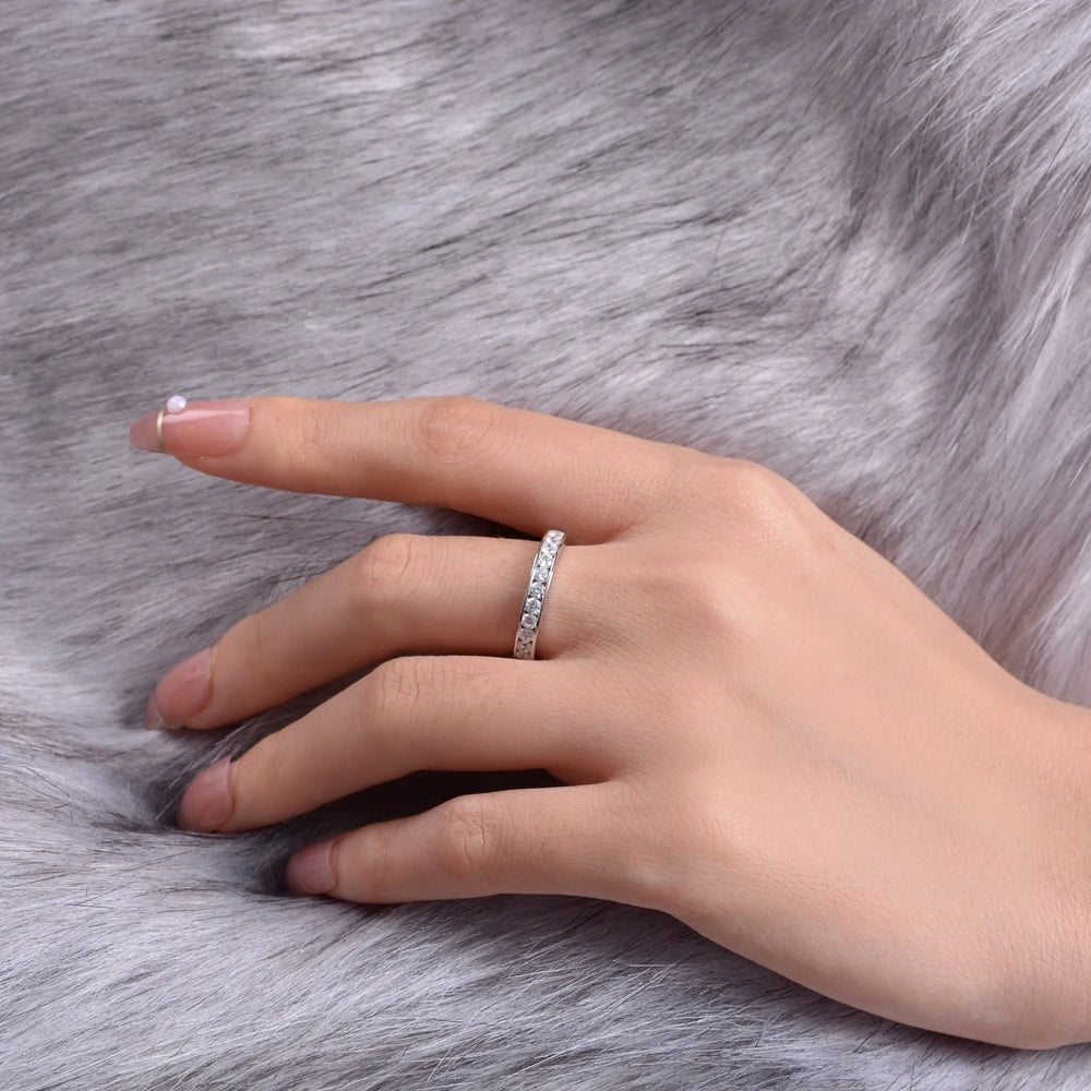 Silverelli | 925 Silver 2.25mm Slender Round Band Ring | Finger-Elongating | 4 Colours