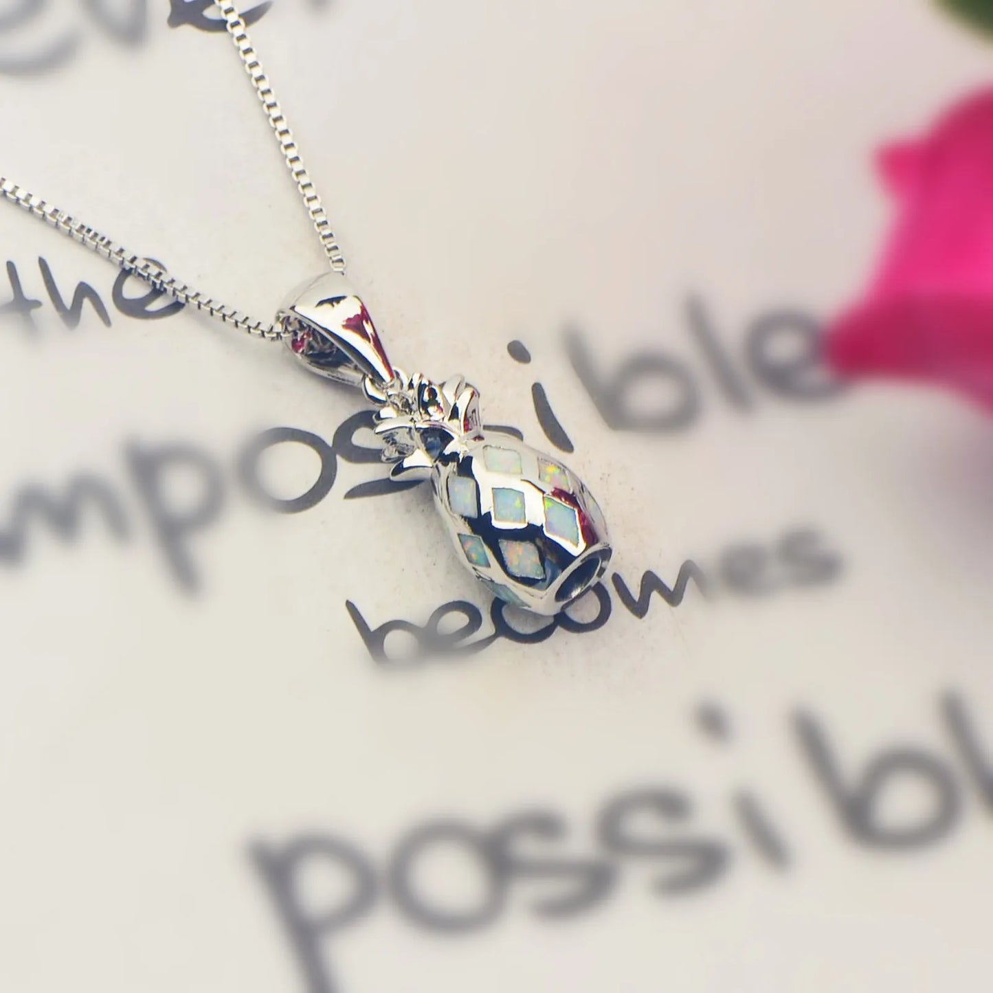 TikTok Viral Christian Copper Box Chain Starfish Opal Necklace | Blue Coastal Jewelry-Trendy Gift Bulk Supply