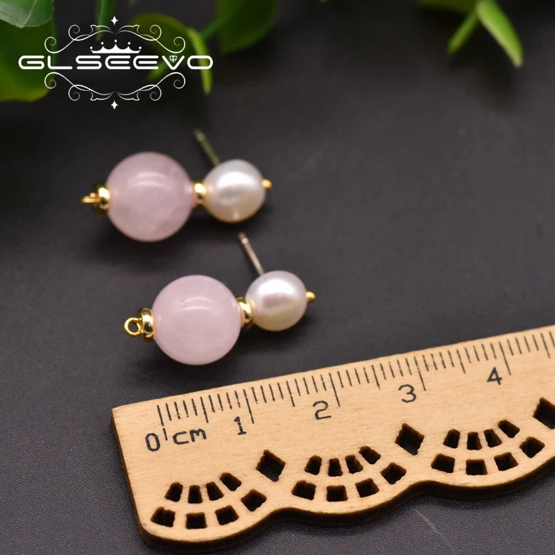 Natural Fresh Water Pearl Drop Earring for Women Wedding Crystal Minimalist  Earrings 2021 Bulk