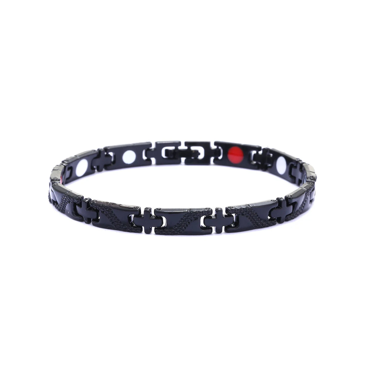 NewLife - Magnetic Kevlar Natural Stone Cross Bracelet