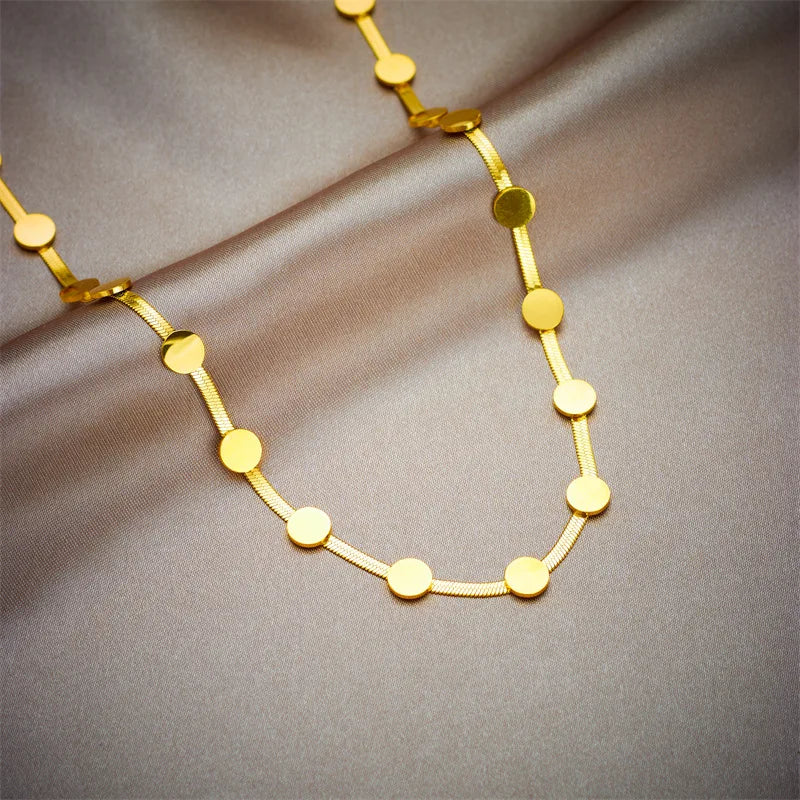 Gold Chain Necklace & Bracelet Jewellery Set | Premium Crafted Everyday Luxury Set
