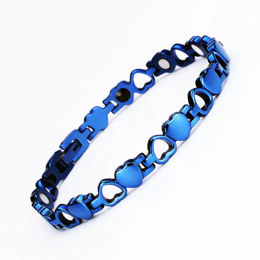 Stainless Steel Jewelry Titanium Steel Bracelet Wholesale Cross-border Hand Decoration love Magnet Health Bracelet