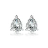 ArtistA S925 Silver Pear Shape Zirconia Jewelry Set Ring Earrings Necklace Platinum Tone 4CT Big Stone Women Fine Wedding Jewelry