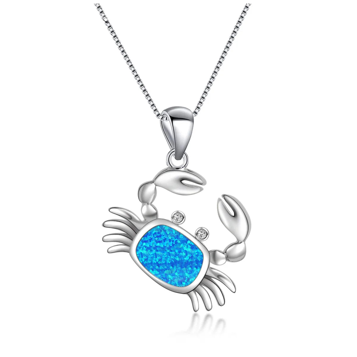 Hawaiian Opal Fishhook Pendant Necklace - Trendy Color Gem Jewelry Wholesale