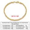 RINNTIN SB Finding Jewelry Men Cuban Link Chain Bracelet Custom Pulsera Men Hip Hop 925 Sterling Silver Chain Bracelet
