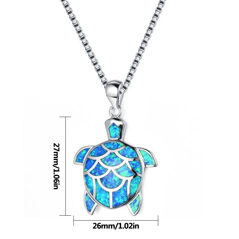 Aobao Luxury Opal Necklace with Gold Plated Copper Construction