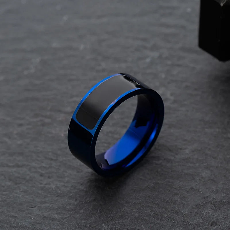 Tungsten NFC Smart Ring Unisex Original Design Ntag213 Chip Wearable Access Control Campus Card Payment File Sharing Jewelry