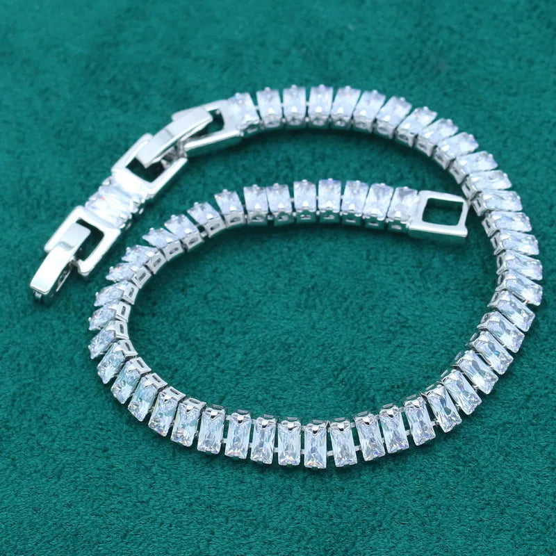 XOTICA Ladies Jewelry Sets with Zircon Bracelet Earrings Necklace Pendant Ring for Women for Wedding Party Engagement Great Gift Idea!