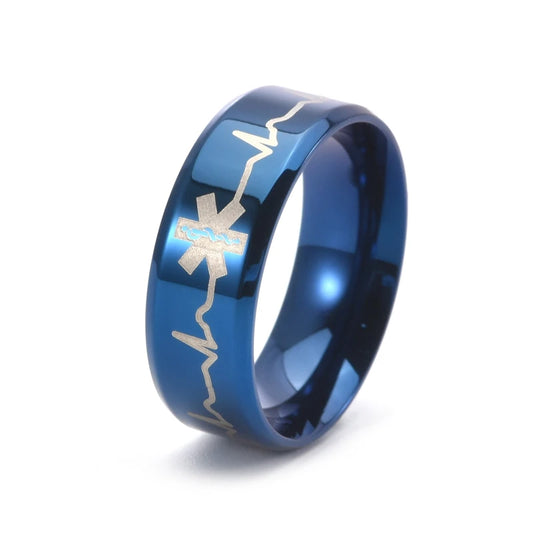NEWLiFE REBEL Vector Peak Stainless Steel Ring