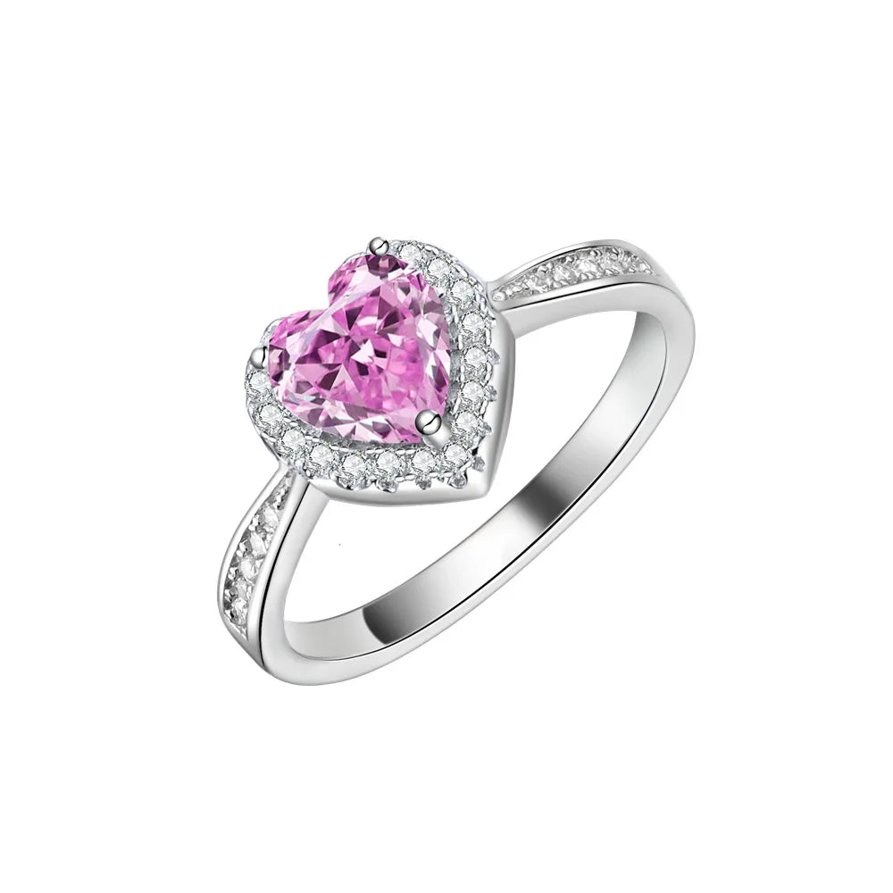 SILVERELLI Square Simulation Diamond 925 Silver Ring | Instagram Luxury Jewellery for Women