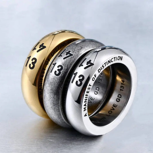 NEWLiFE VIKING Traverse Trace Stainless Steel Ring