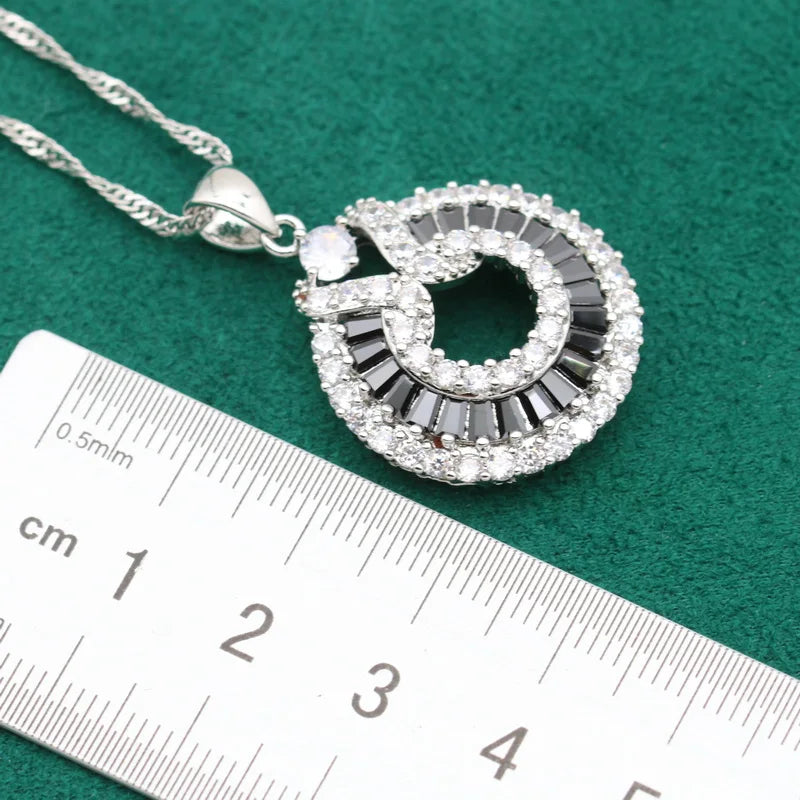 XOTICA Women's 18K Gold Plated Silver Jewelry round Design Zircon Pendant Gemstone Chain Necklace Fashion Jewelry Necklace