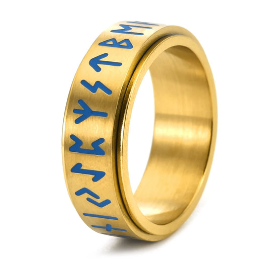 NEWLiFE REBEL Daybreak Form Viking Ring in Stainless Steel