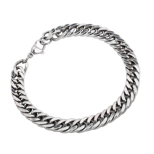 NEWLiFE REBEL Boardwalk Crest Necklace in Stainless Steel