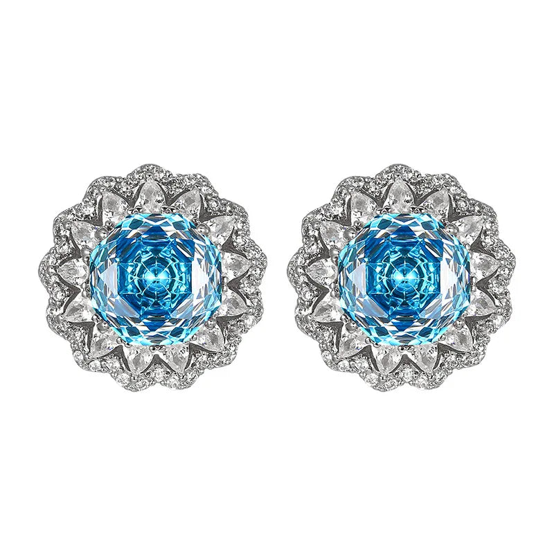 REDheart Women's Trendy Copper Alloy Inlaid Pearl Flower Shape Earring & Pendant Set with Gold Plated Finish for Wedding Engagement