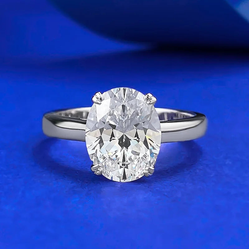 Trendy Design 925 Sterling Silver 5A 8A Cubic Zirconia Ring Engagement Wedding Rings Custom Fine Jewelry Manufacturing Supplies