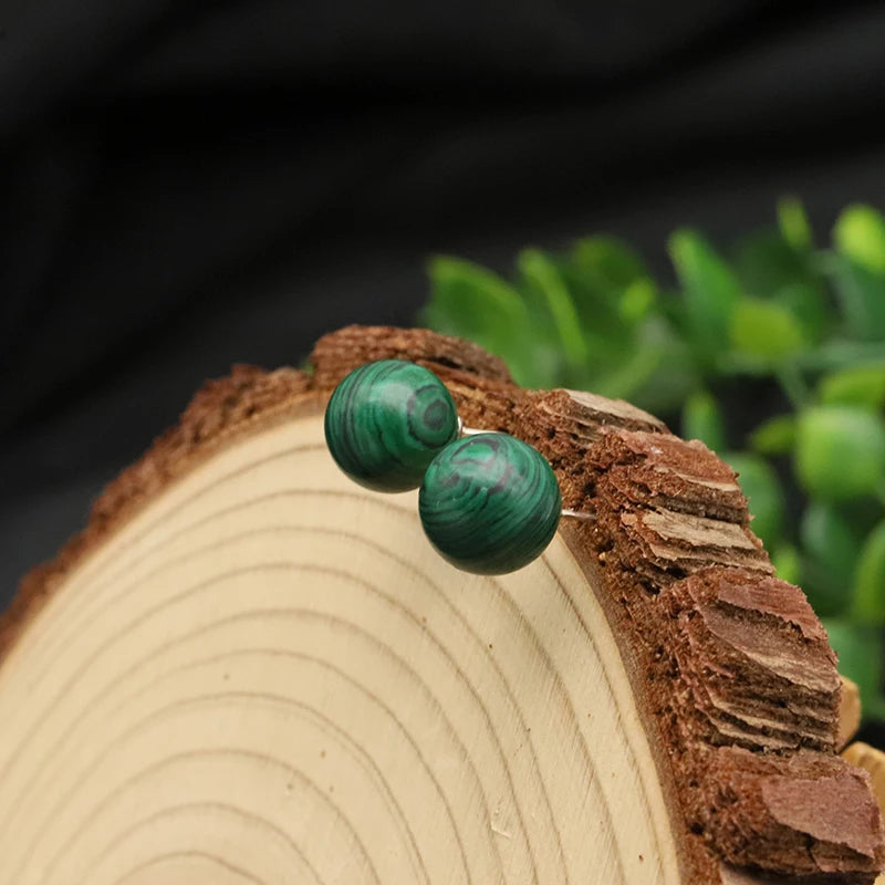 Wholesale Minimalist Turquoise Paw Natural Stone Crystal  Modern Women's Designer Earrings Fashion Luxury Earrings Jewelry