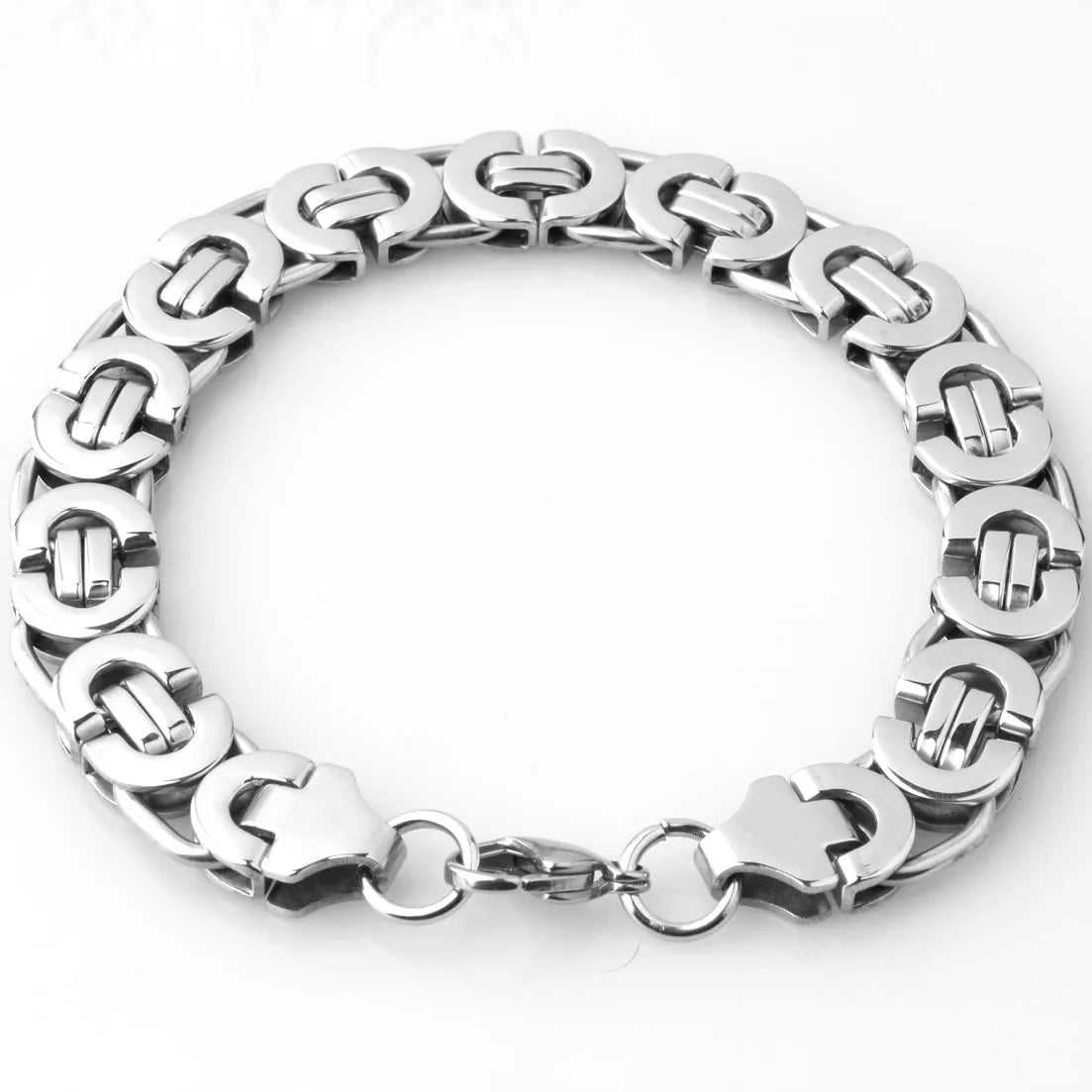REBEL Byzantine Link Stainless Steel Bracelet