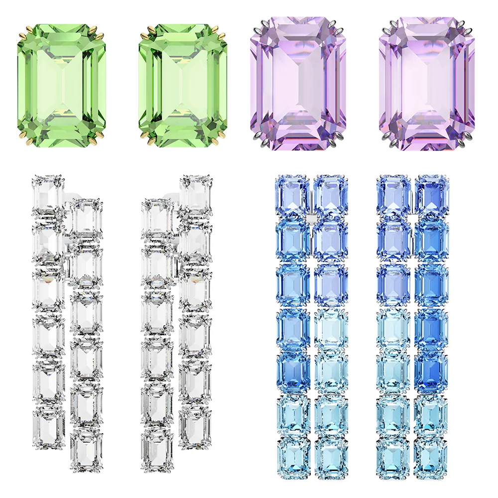 S&S Luxurious Polished Stud Earrings, Trendy Designer Jewelry, Ideal Present for Your Loved Ones