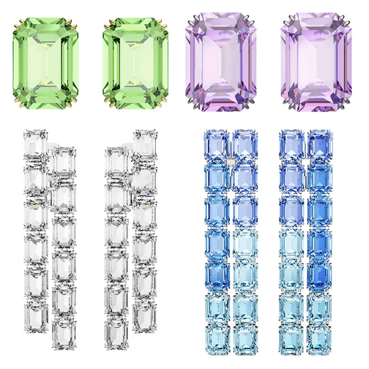 S&S Luxurious Polished Stud Earrings, Trendy Designer Jewelry, Ideal Present for Your Loved Ones