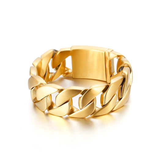 KALEN Stainless Steel Fashion Bruched Charm Male Bracelet