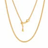 Gioiellieri 18K Solid Gold Bezel Diamond Necklace Lab Grown Brilliant Cut IGI Certified Customized Fine Jewelry