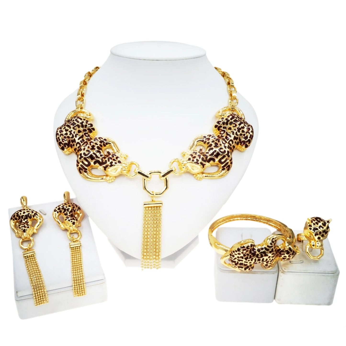 Zhuerrui Beautiful Brass Good Jewelry Sets Latest Silver Bridal Necklace Jewelry Set Factory Women Costume Accessories H00664