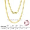 BiG-BOSS Fast Shipping SC Cable Figaro Rope Paperclip Cuban Curb Link Chains Necklace Fine Jewelry 925 Silver Chains for Men Women